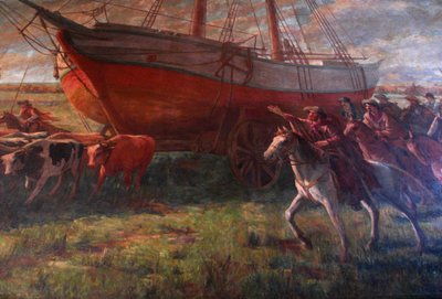 Expedition to Laguna (detail) by Lucilio de Albuquerque